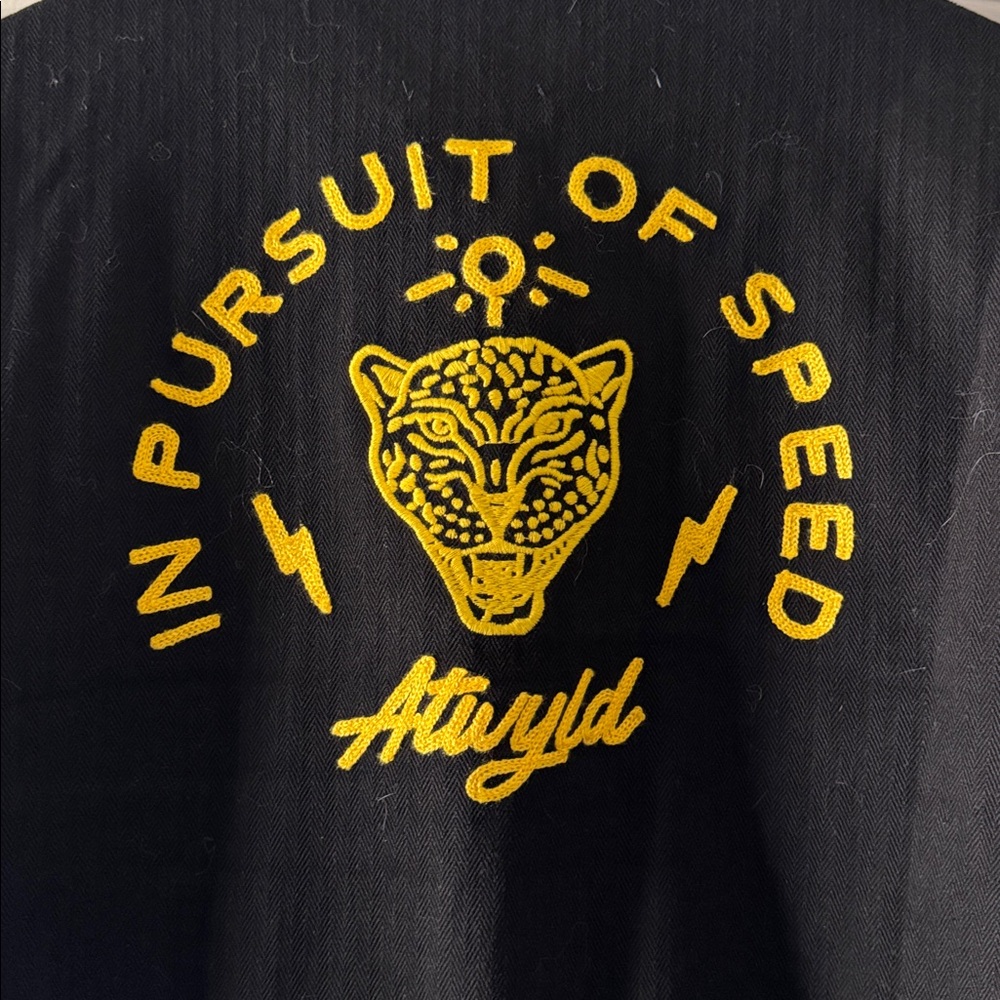 ATWYLD Garage Jacket Black and Yellow Large